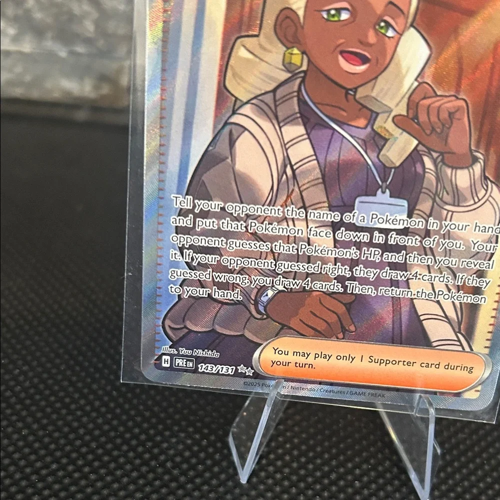 Pokemon Tyme 143/131 Full Art Trainer from‎ Prismatic Evolutions M/NM